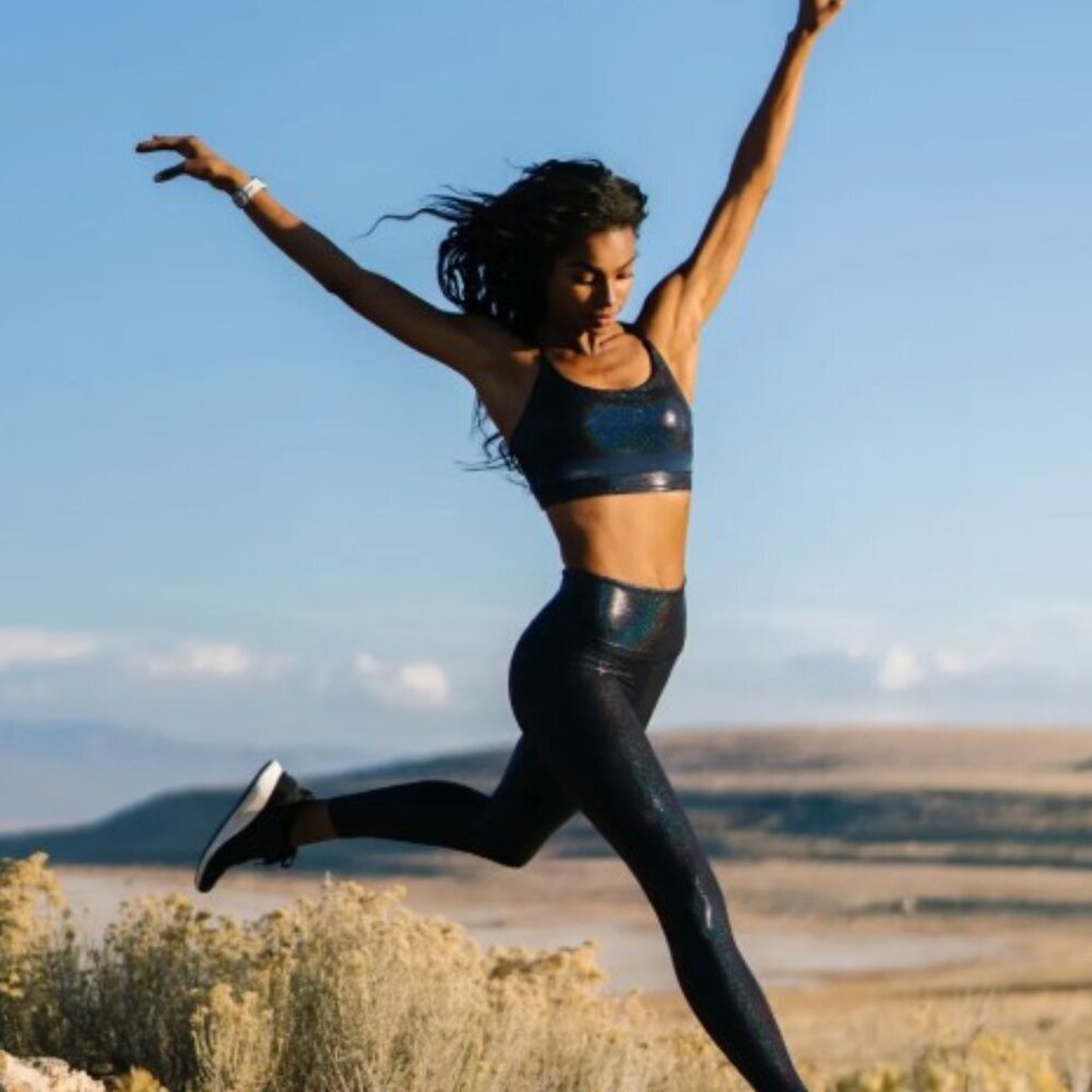 ZYIA Women's Size 12- Blue Twilight Luxe Hi-rise 7/8 24"- NWOT